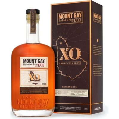 Mount Gay XO Reserve Triple cask 43% 0,7 l (karton)