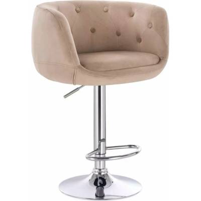 LuxuryForm Design Montana Velur na striebornom tanieri / latte