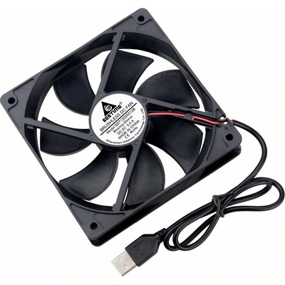GDSTIME Ventilátor 120x120x25mm, 5V DC s USB konektorom