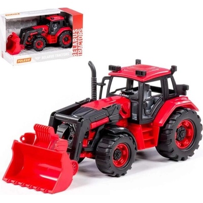 Wader Polesie Traktor Belarus s nakladačem Červený