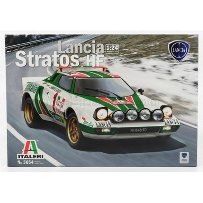 Italeri Lancia Stratos Hf Alitalia N 1 Winner Rally Montecarlo 1977 S.munari S.maiga + Stratos Hf Street Version 1974 / 1:24