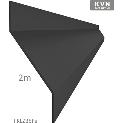 Z-profil lamela L=2000 mm, 20 x 40 x 20 x 1,5 mm, plech bez povrchové úpravy, použití pro plotovou výplň, možno použít pro bránový speciál KJL70x34x55x2, cena za 2 m kus