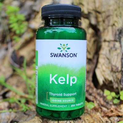 Swanson Kelp Jód 225mcg 250 tabliet
