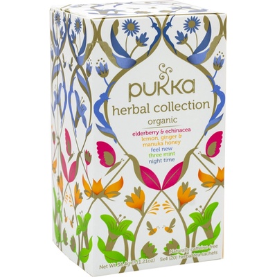 Pukka Herbs BIO kolekce 5 bylinných čajů 20 ks
