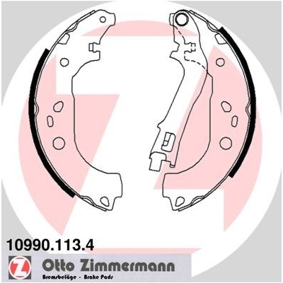 ZIMMERMANN Sada brzdových čeľustí 109901134