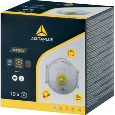 Delta Respirátor FFP2 s ventilem 10ks
