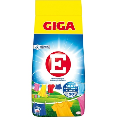 E Color prací prášek na barevné a tmavé prádlo 5,5 kg 100 PD