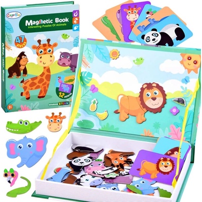 JOKOMISIADA Magnetické puzzle ANIMALS ZOO