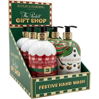Baylis & Harding tekuté mýdlo Festive Sněhulák Vánoční 500 ml