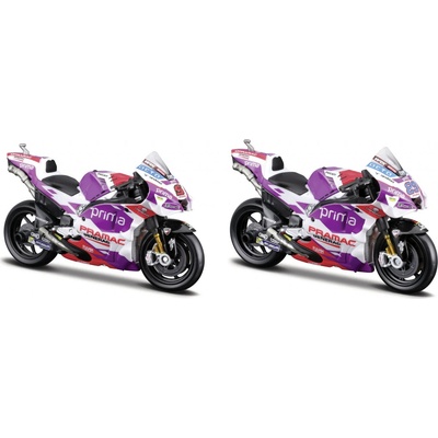 MaistoMotocykl Ducati Pramac racing 2022 5 JOHANN ZARCO 89 JORGE MARTIN assort 1:18