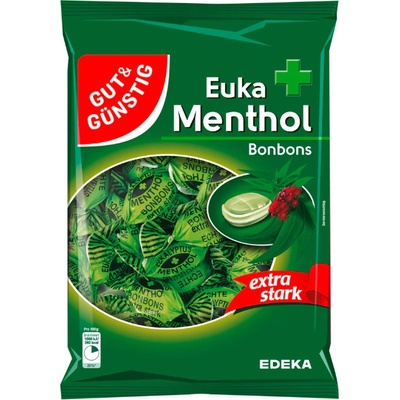 GUT&GÜNSTIG Mentolové bonbony extra silné 300 g