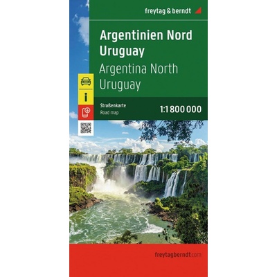 Severní Argentina - Uruguay 1:1 800 000 / automapa