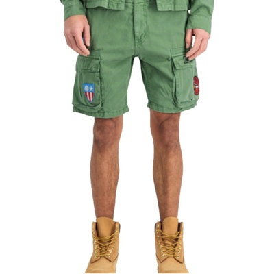 Alpha Industries Flying Tigers Shorts vintage green