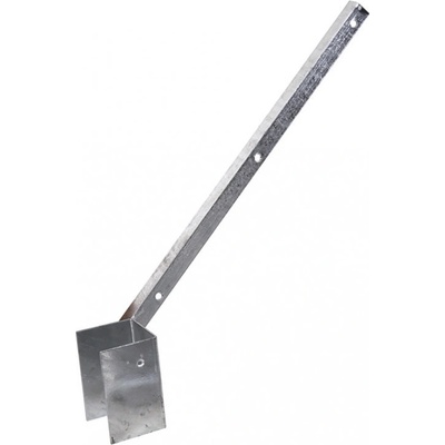 Bavolet na ostnatý drát pro sloupek 60x60 ZN-jednostranný
