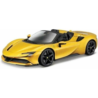 Bburago Ferrari SF90 Spider žlutá metalíza 1:18