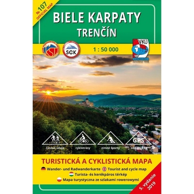 107 Biele Karpaty, Trenčín 1: 50 000 VKÚ Harmanec