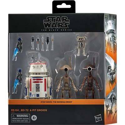 Hasbro Star Wars The Mandalorian R5 D4 & BD 72 & Pit Droids Black Series 10 cm – Hledejceny.cz