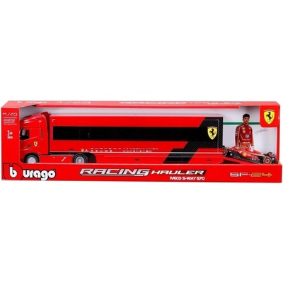 Bburago Iveco S-Way 570 F1:Závodní Auto Transportér 1:43 1:8-368