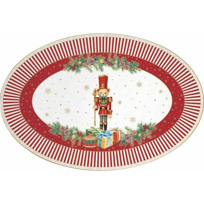Servírovací tanier 35 cm Christmas Teddy - Easy Life
