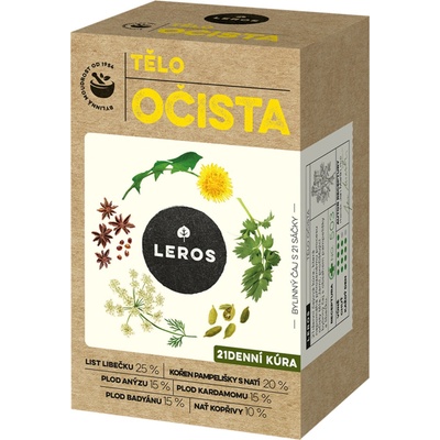 Leros Očista Telo 21 x 1,8 g