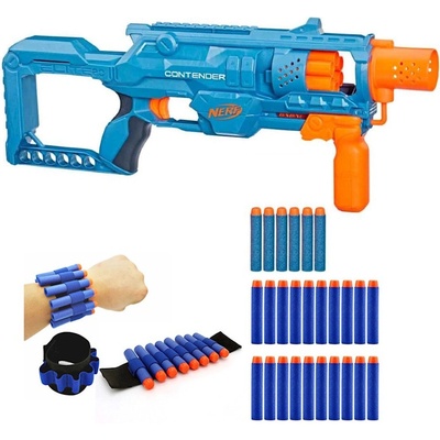 Nerf Elite 2.0 Contender F6787 20 šipek páska na ruku