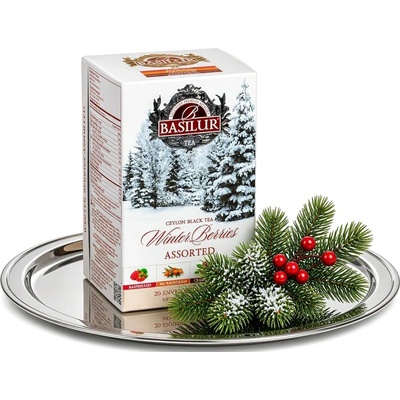 Basilur Winter Berries Assorted přebal 20 x 2 g