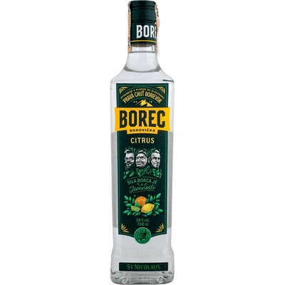 Borec Citrus 38% 0,7 l (čistá fľaša)