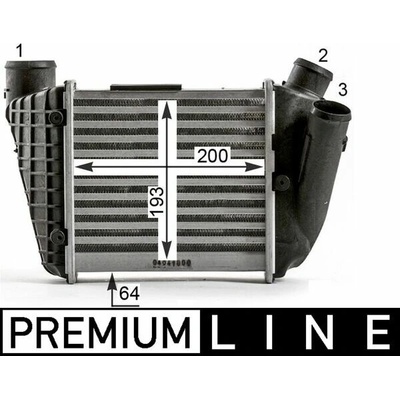 Chladič plniaceho vzduchu MAHLE ORIGINAL CI 429 000P (CI429000P)