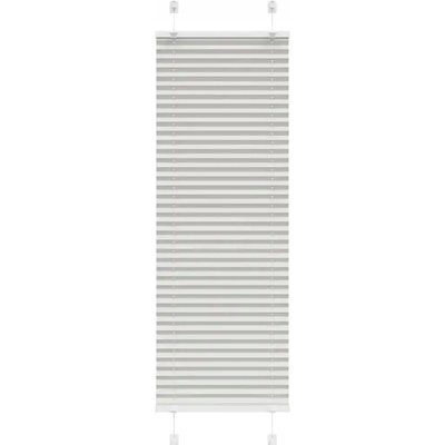 VidaXL Roleta plisé světle 45 x 100 cm šedá