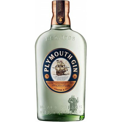 Gin Plymouth 41,2% 0,7 l (čistá fľaša)