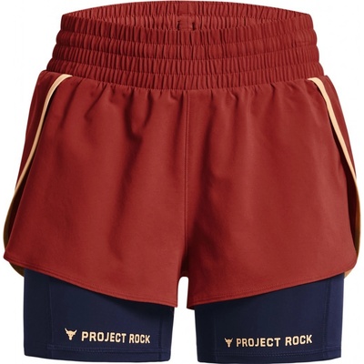 Under Armour Project Rock Flex šortky dámské Červená