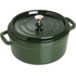Staub Cocotte hrnec kulatý 24 cm 3,8 l tmavě zelený