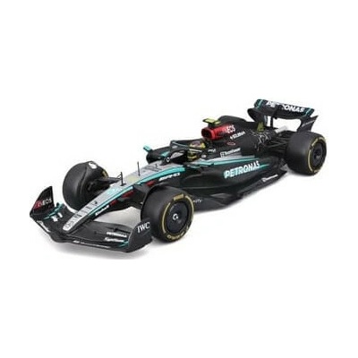 Bburago RACE F1 v dekorativním boxu Mercedes-AMG Petronas W15 2024) č. 44 Lewis Hamilton 1:24