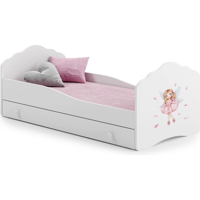 ADRK Furniture Casimo Girl With Wing E441 s matrací a zásuvkou