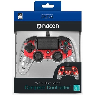 Nacon Wired Compact Controller PS4 PS4OFCPADCLRED
