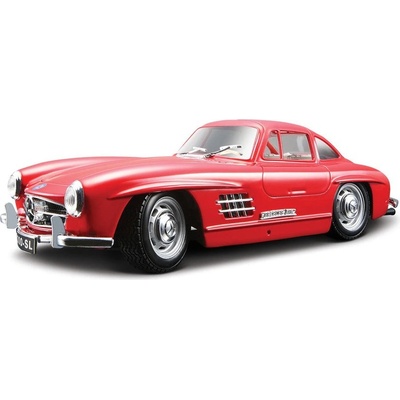 Bburago Mercedes Benz 300 SL 1954 červený 1:24