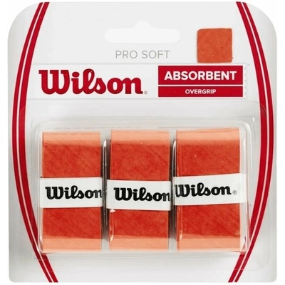 Wilson Pro Soft overgrip 3 ks oranžová – Hledejceny.cz