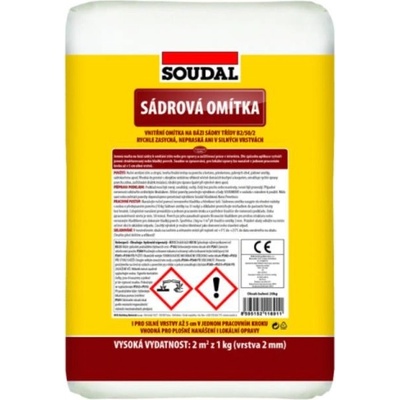SOUDAL NV Soudal sádrová omítka 20kg