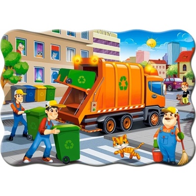 Castorland Popelářské auto 3778 30 dílků