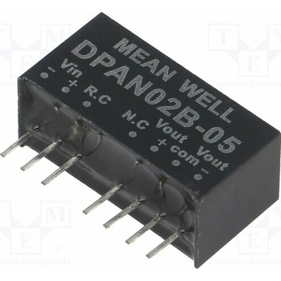 MEAN WELL DPAN02B-05 Měnič: DC/DC; 2W; Uvst: 18÷36VDC; Uvýst: 5VDC; Uvýst2: -5VDC; SIP8 – Hledejceny.cz