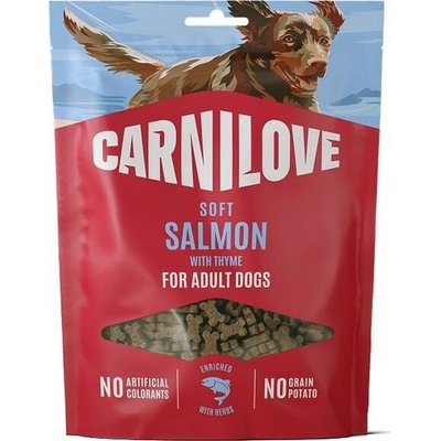 VAFO Praha s.r.o. CARNILOVE Dog SOFT Snack Salmon with Thyme small bite 200 g – Hledejceny.cz
