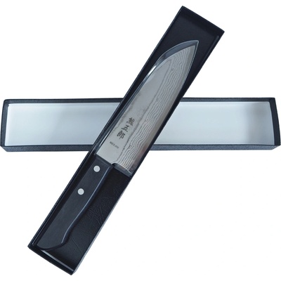 Kiryu Kogyo - damaškový nôž Santoku 160mm - VG10 - Tetsuhiro