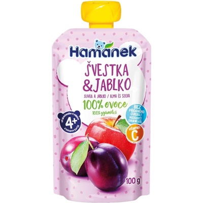 Hamánek kapsička Švestka a jablko 100 g – Hledejceny.cz