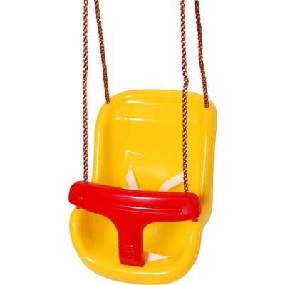 Baby swing Hojdačka pre bábätko žlto-červená