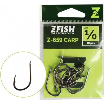 Zfish Carp Hooks Z-659 vel.8 10 ks