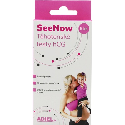 See Now rýchly tehotenský test hCG 5 ks
