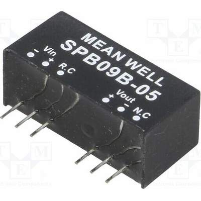 MEAN WELL SPB09B-05 Měnič: DC/DC; 9W; Uvst: 18÷36VDC; Uvýst: 5VDC; Ivýst: 0÷1600mA; SIP8 – Hledejceny.cz