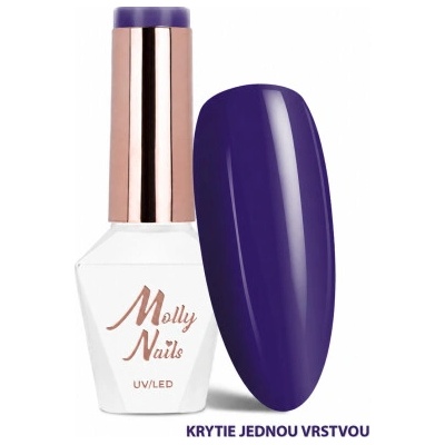 Molly Nails The Trend Edit 305 Nightfall tmavofialový gél lak 8 g