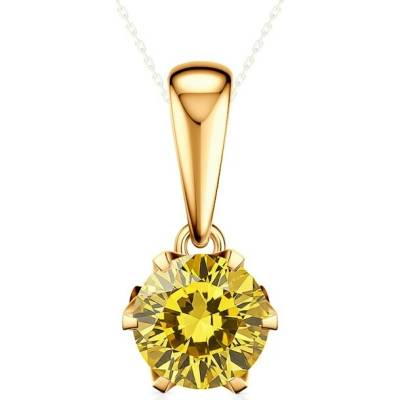 Savicki Prívesok The Journey žlté zlato žltý laboratórny diamant TJ Z01 BR 050 LABYELLOW Z
