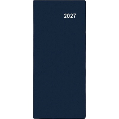 Baloušek Diář měsíční kapesní Božka PVC 2027 - modrý /BMB1-1-27/